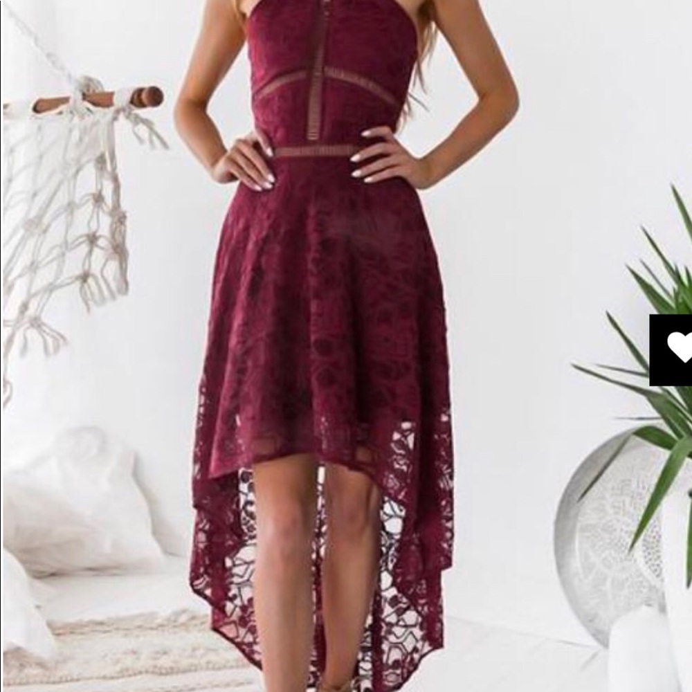 Maroon dress